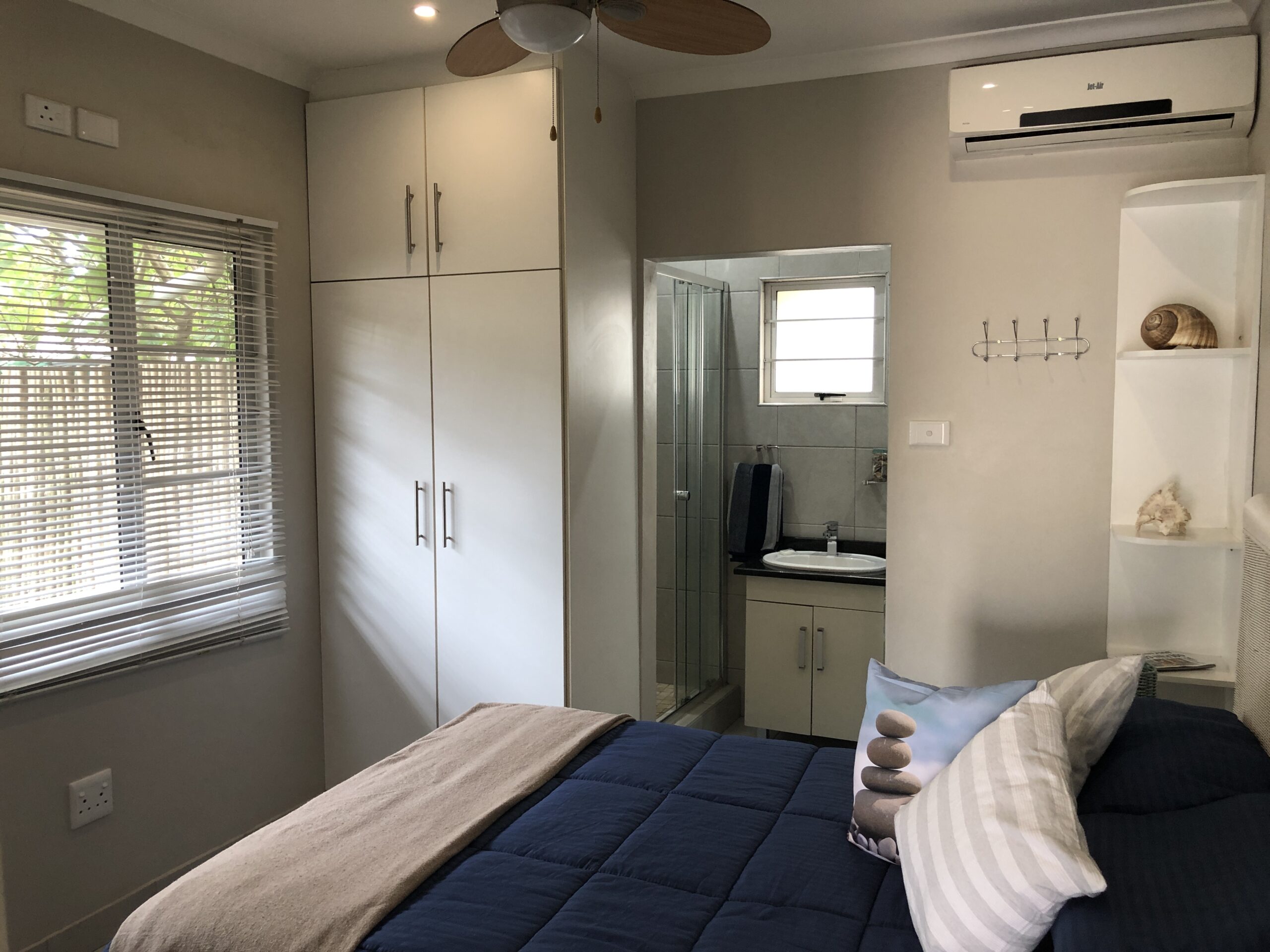 Bedroom with air conditioning